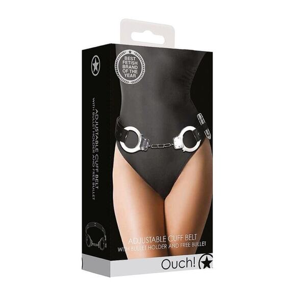 ?B2G1?OUCH! SHOTS AMERICA Sexy Adjustable Cuff Belt With Bullet Holder & Bullet main image 7